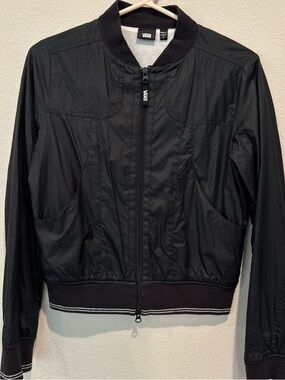 Vans Black Zip-Up Lightweight Jacket